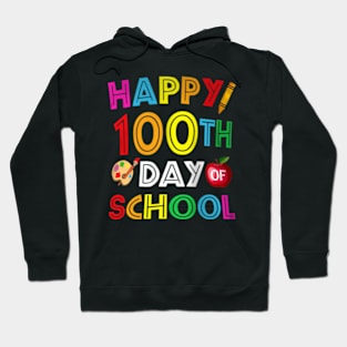 100Th Day Of School Teachers Kids Child Happy 100 Days Hoodie